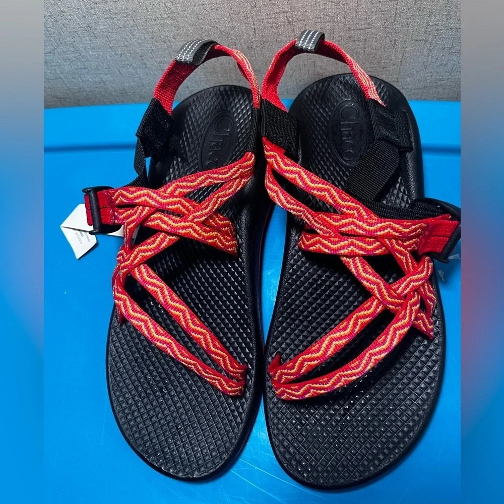 Chaco ZX/1 Classic kids  Sandals Sz 5 Hiking Trail Water Outdoor Orange
